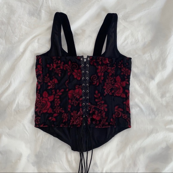 gothic rose corset top - Picture 2 of 2
